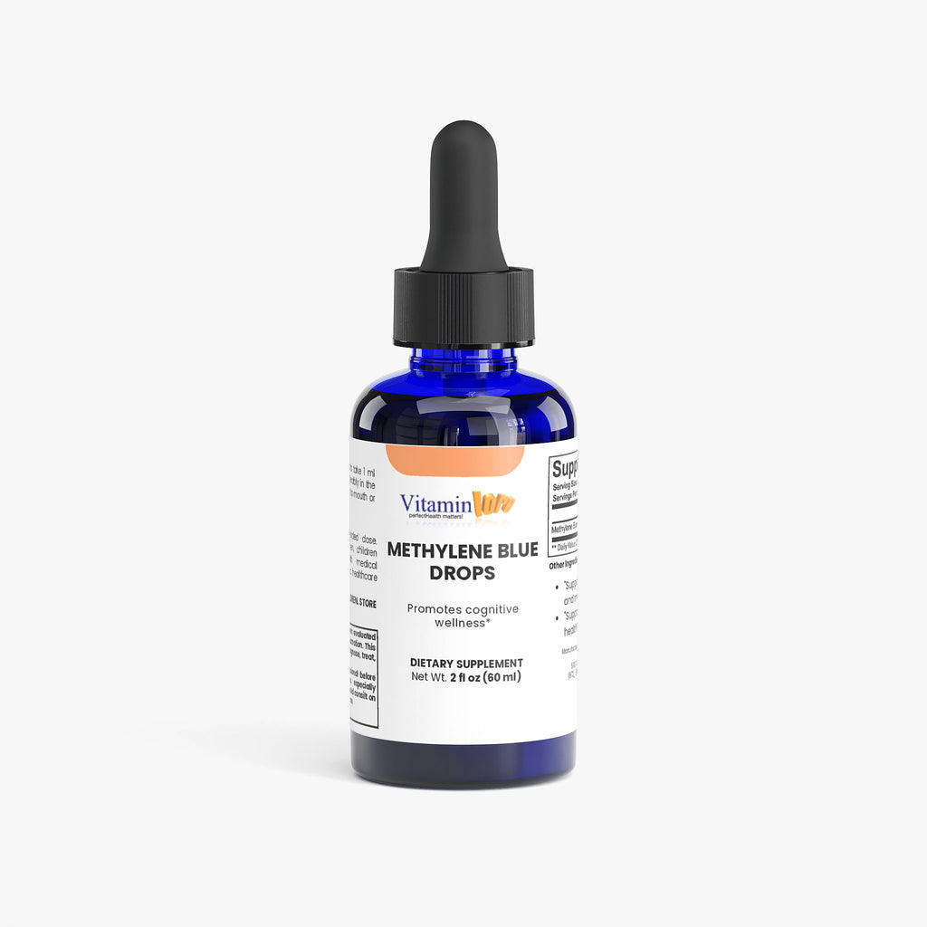 Methylene Blue Drops – Cognitive & Mitochondrial Support | VitaminLore