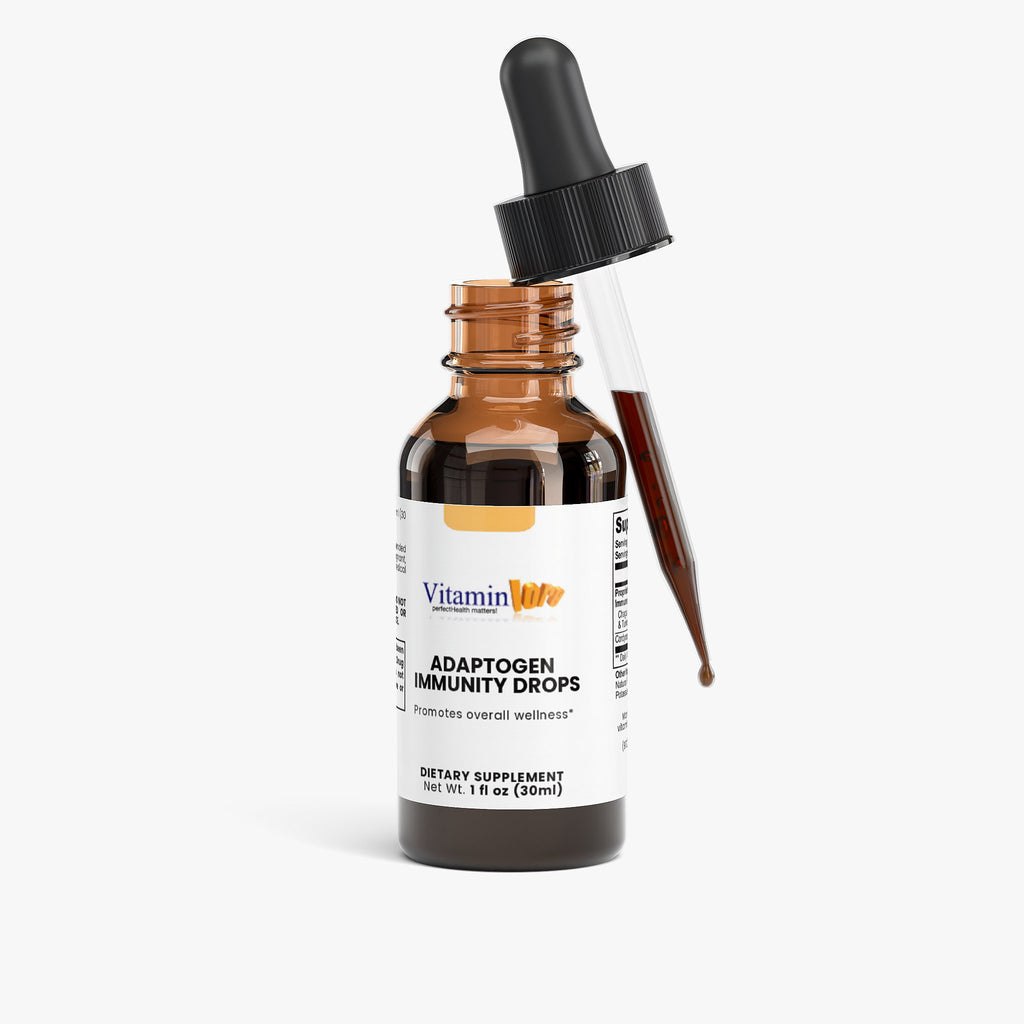 Adaptogen Immunity Drops – Stress & Immune Support | VitaminLore