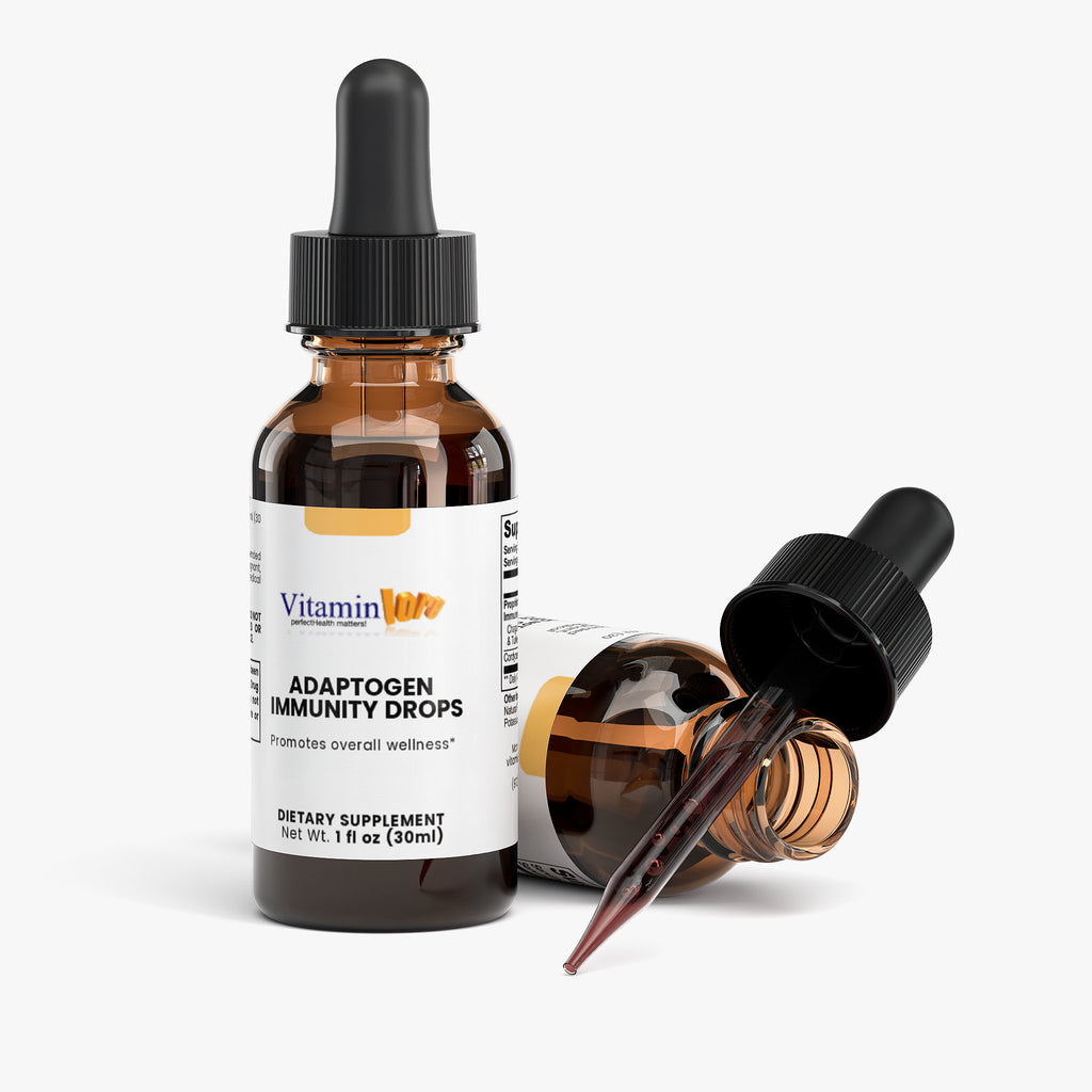 Adaptogen Immunity Drops – Stress & Immune Support | VitaminLore