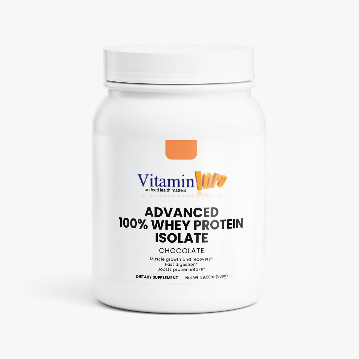 Whey Protein Isolate Chocolate – Muscle Recovery | VitaminLore