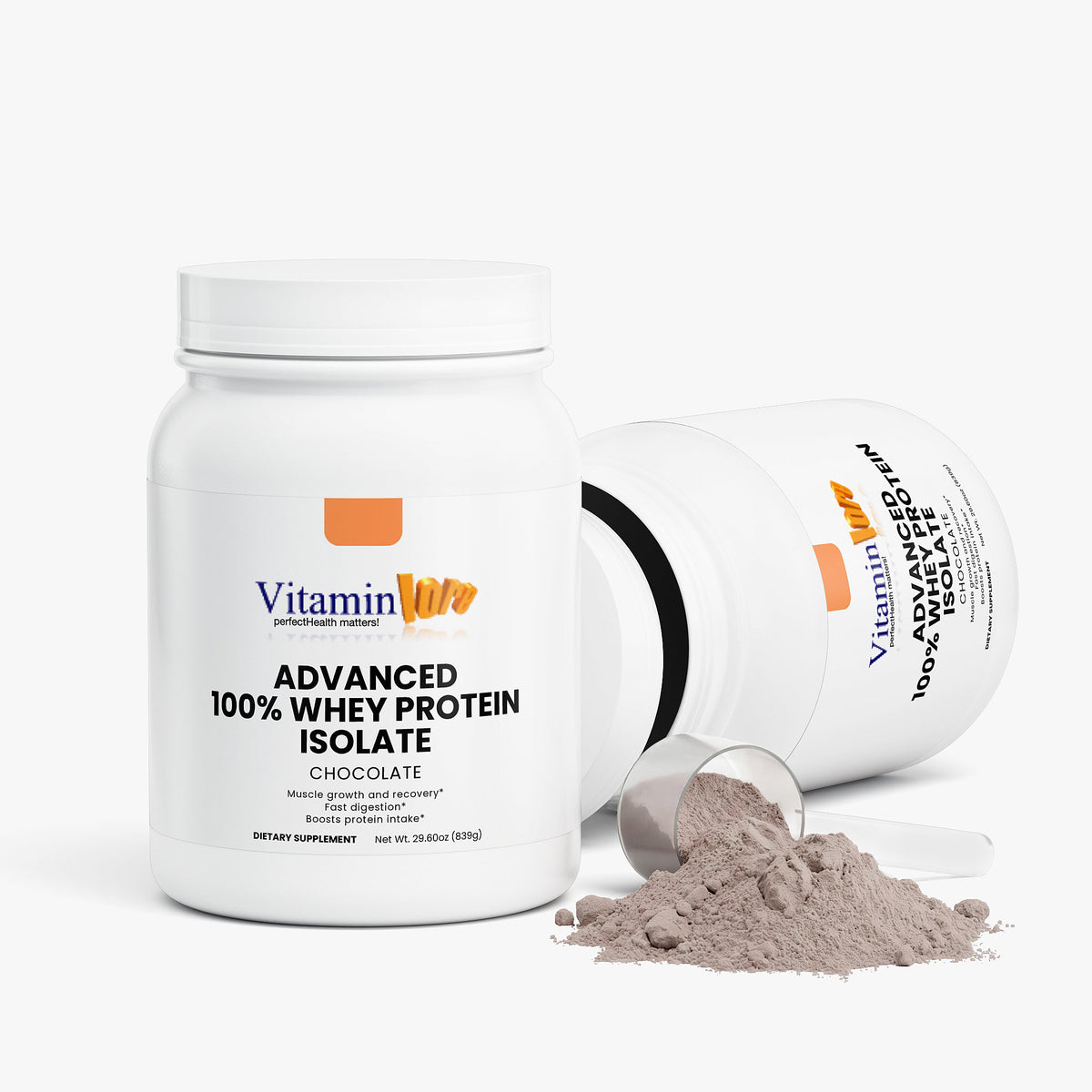 Whey Protein Isolate Chocolate – Muscle Recovery | VitaminLore