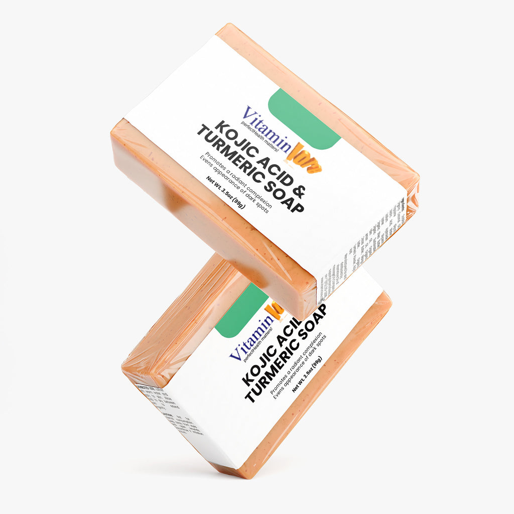 Kojic Acid & Turmeric Soap – Skin Brightening & Even Tone | VitaminLore