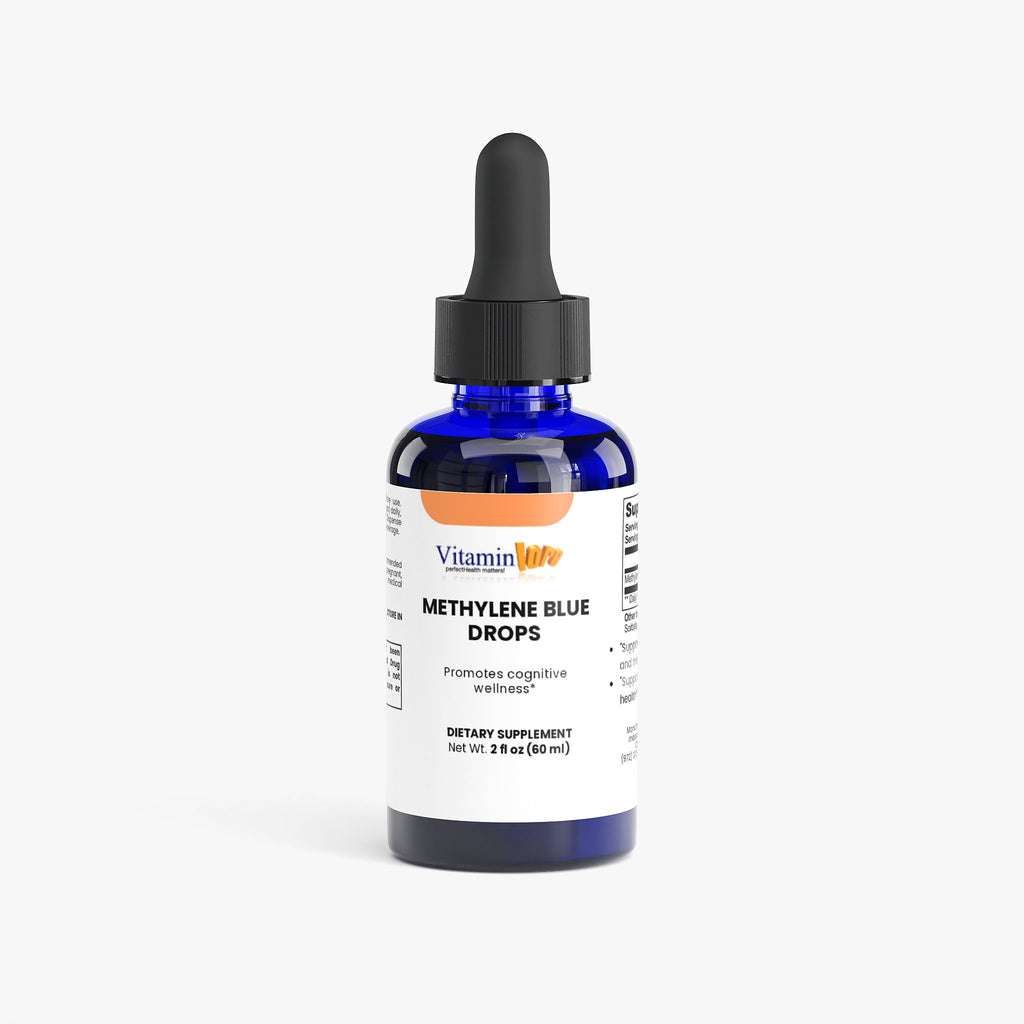 Methylene Blue Drops – Cognitive & Mitochondrial Support | VitaminLore