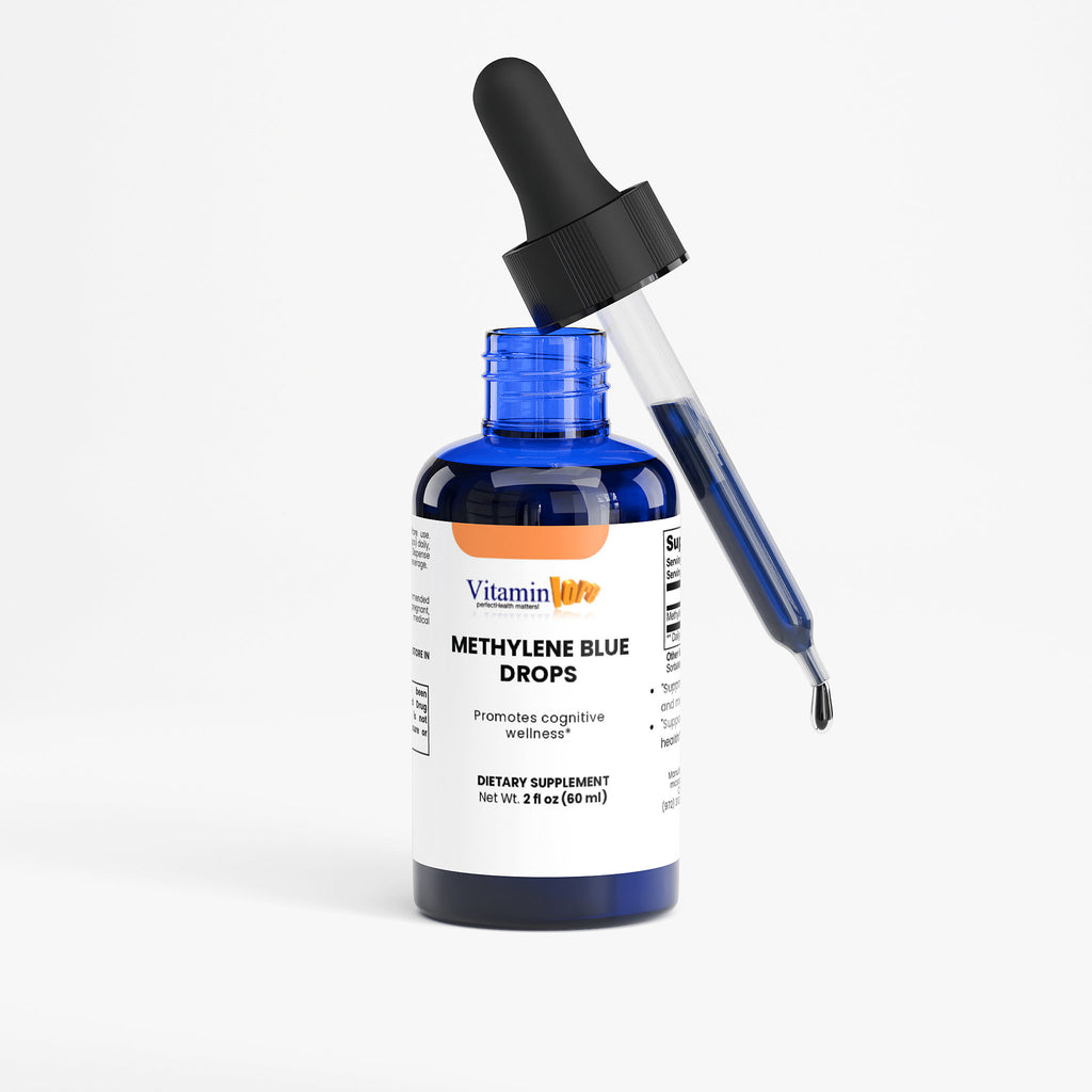 Methylene Blue Drops – Cognitive & Mitochondrial Support | VitaminLore