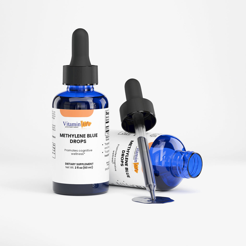Methylene Blue Drops – Cognitive & Mitochondrial Support | VitaminLore