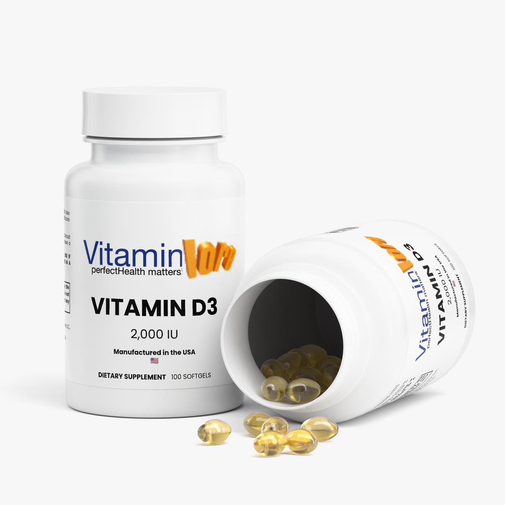 Vitamin D3 2,000 IU (50 mcg) Softgels | 100 Count | VitaminLore