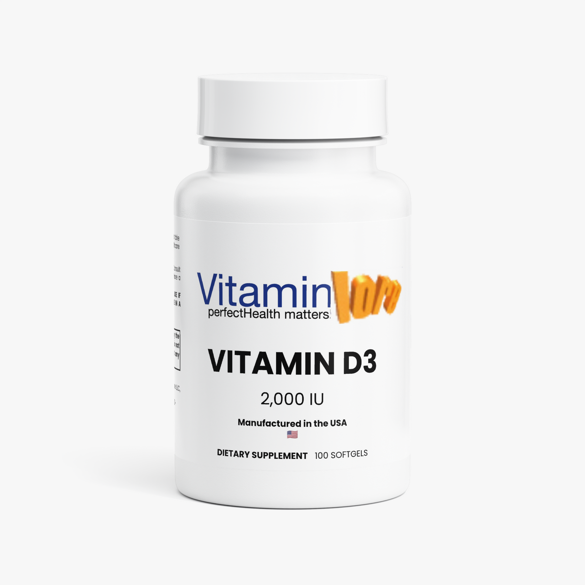 Vitamin D3 2,000 IU (50 mcg) Softgels | 100 Count | VitaminLore