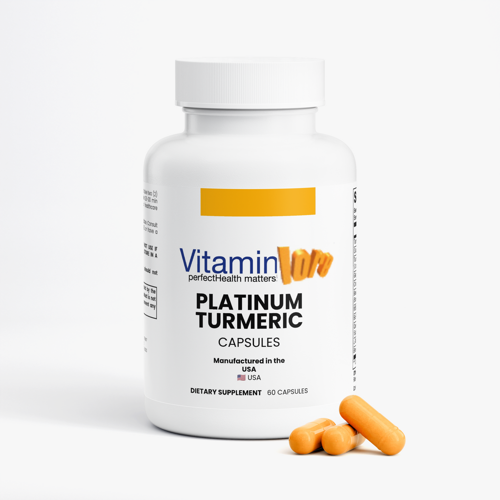 Turmeric Curcumin Capsules with Black Pepper (BioPerine) | 60 Count | VitaminLore