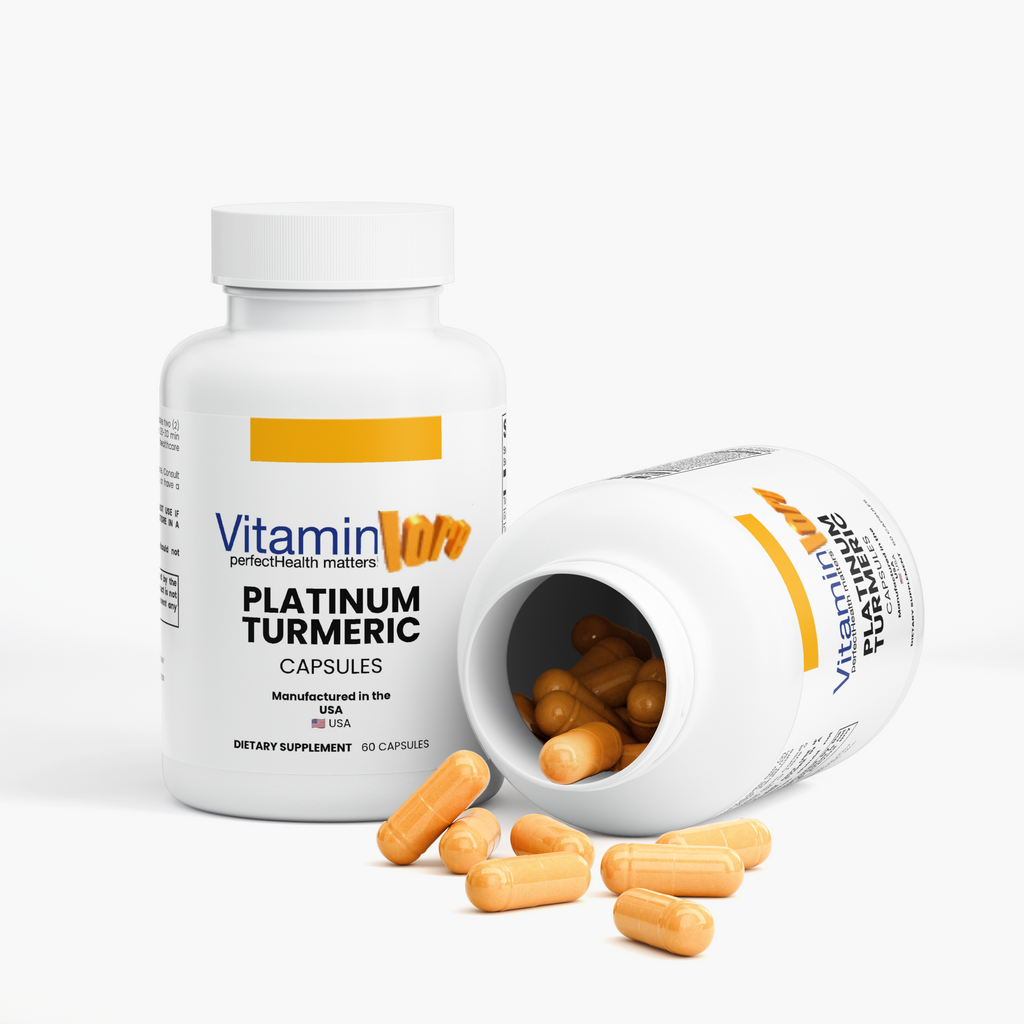 Turmeric Curcumin Capsules with Black Pepper (BioPerine) | 60 Count | VitaminLore