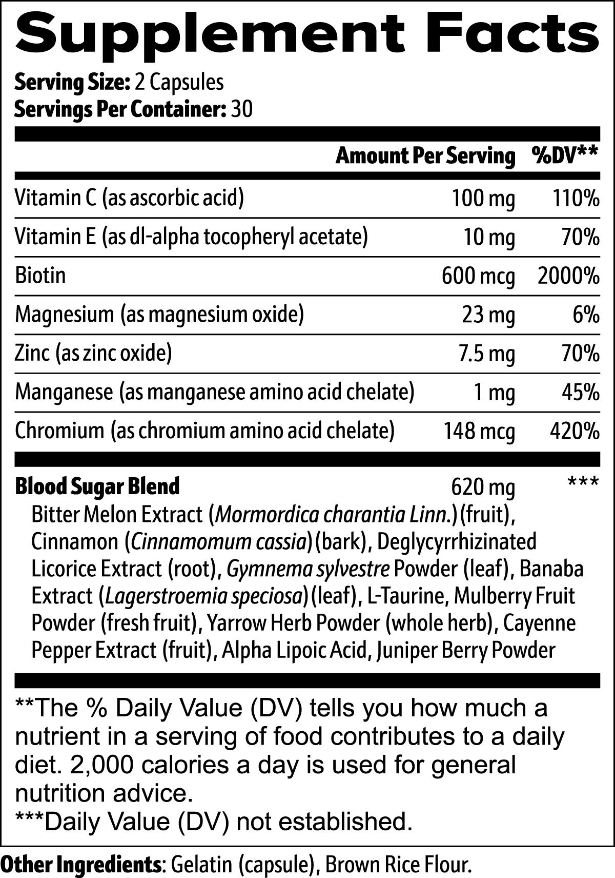 Blood Sugar Support – Metabolic Balance | VitaminLore