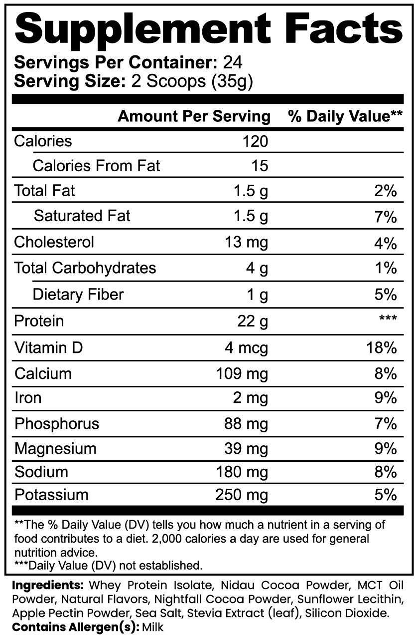 Whey Protein Isolate Chocolate – Muscle Recovery | VitaminLore